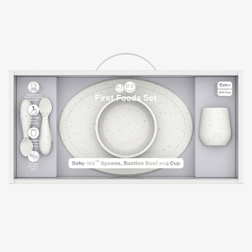 ezpz First Foods Set Tiny Cup Tiny Bowl Tiny Spoons