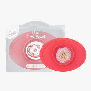 Tiny Bowl for babies, angled view showcasing its cute design and perfect size for little hands.