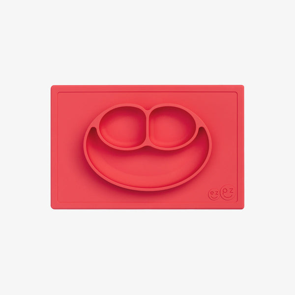 ezpz Happy Mat all-in-one placemat plate suctions to table