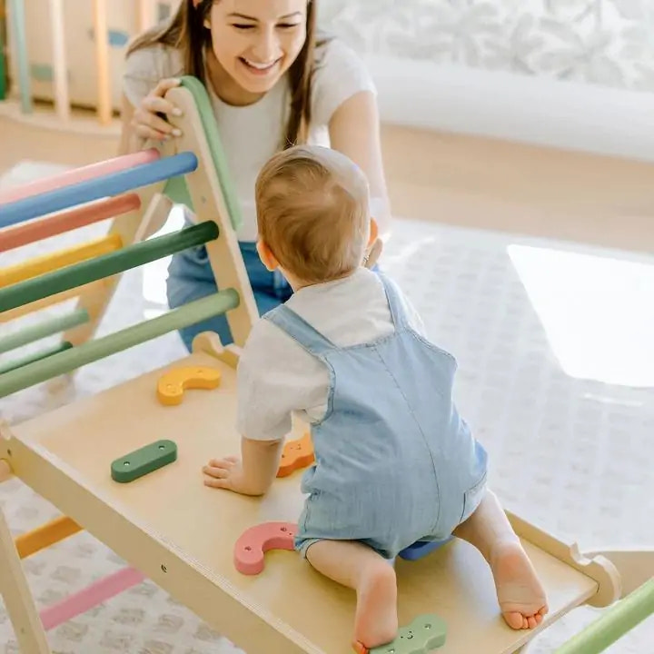 Tiny Land® 7-in-1 Morandi Pikler Triangle Set