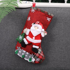 Santa Claus Socks Christmas Tree Pendant
