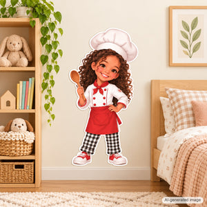 Personalized Chef Wall Decal from Photo, Dream Job Sticker, image 5