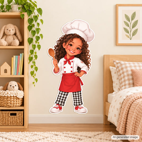 Personalized Chef Wall Decal from Photo, Dream Job Sticker, image 5