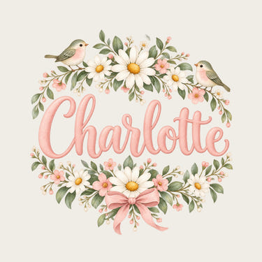 Personalised Garden Birds Name Wall Decal, image 1