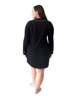 Bamboo Long-Sleeve Postpartum Sleep Shirt