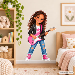 Personalized Musician Wall Decal from Photo, Dream Job Sticker, image 5