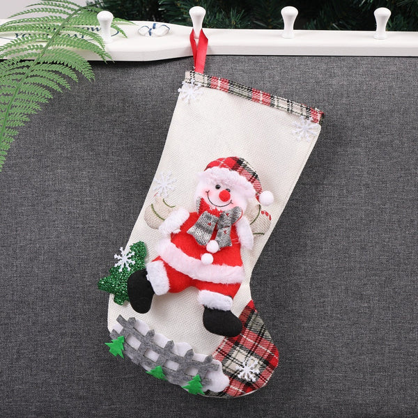 Santa Claus Socks Christmas Tree Pendant