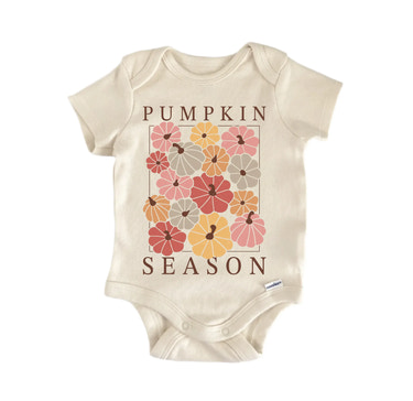 Pumpkin Season Fall Newborn Baby Onesie® Onesie®