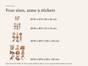 Baby Australian Animal Wall Decals, Set of 9, image 5