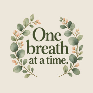 One breath at a time Quote Wall Decal for Mom, image 3