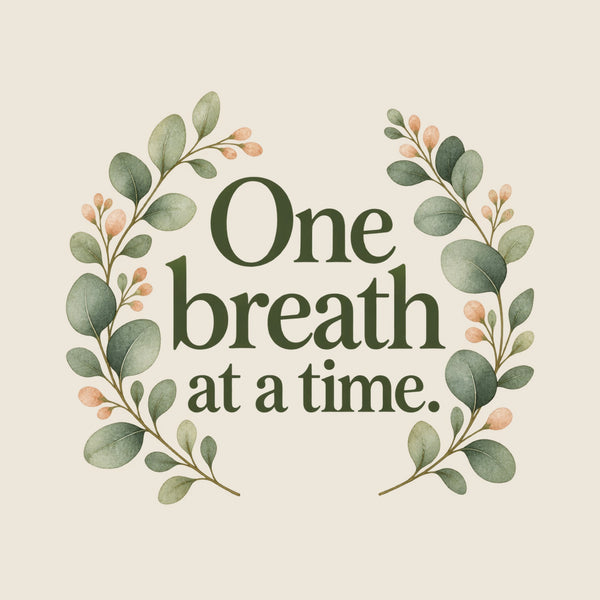One breath at a time Quote Wall Decal for Mom, image 3