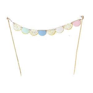 Fairy Scalloped Pennant Cake Banner