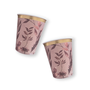 Fall Floral Leaf Floral Party Cup (8pcs)