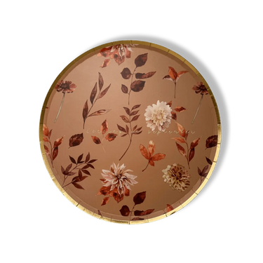 Fall Leaf Dinner Paper Plate (8pcs)