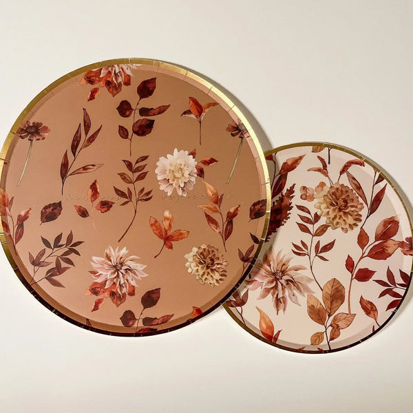 Fall Leaf Dinner Paper Plate (8pcs)