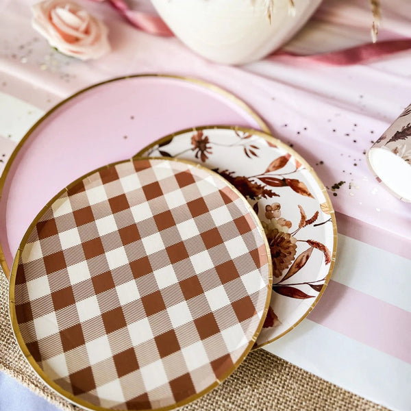 Fall Leaf Small Paper Plate (8pcs)