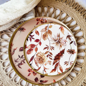 Fall Leaf Small Paper Plate (8pcs)