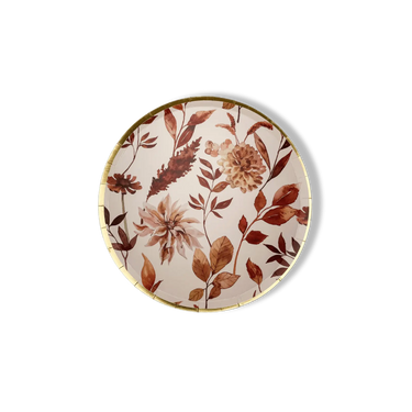 Fall Leaf Small Paper Plate (8pcs)