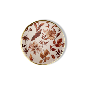 Fall Leaf Small Paper Plate (8pcs)