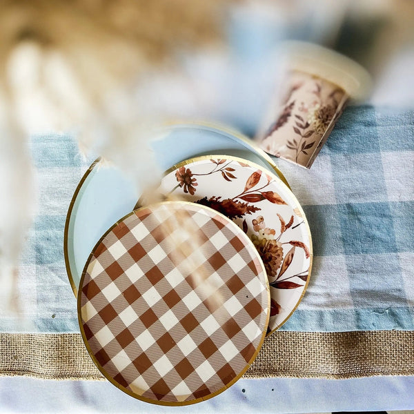 Fall Leaf Small Paper Plate (8pcs)