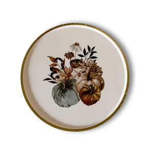Thanksgiving Fall Pumpkin Dinner Paper Plate (8pcs)