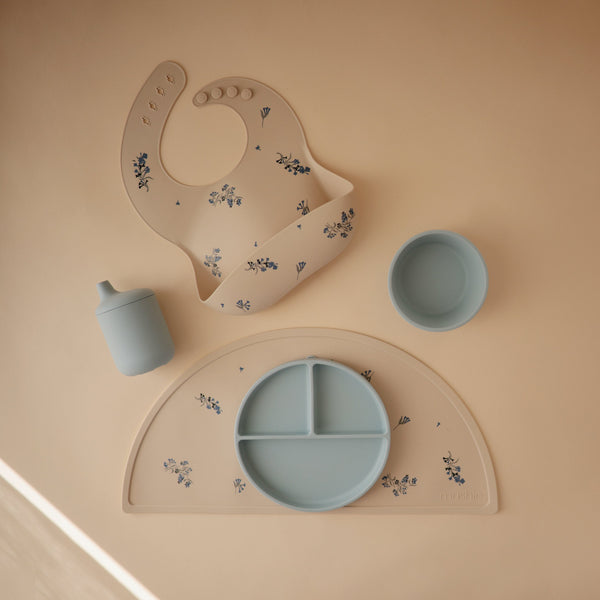 Mushie Silicone Suction Bowl for Babies Learning to Feed
