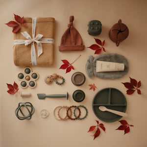 Colorful flower press toy for babies, designed for sensory play and fine motor skill development. Angle 18 view.