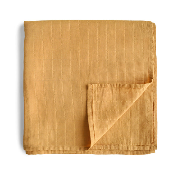 Organic Cotton Muslin Swaddle Blanket