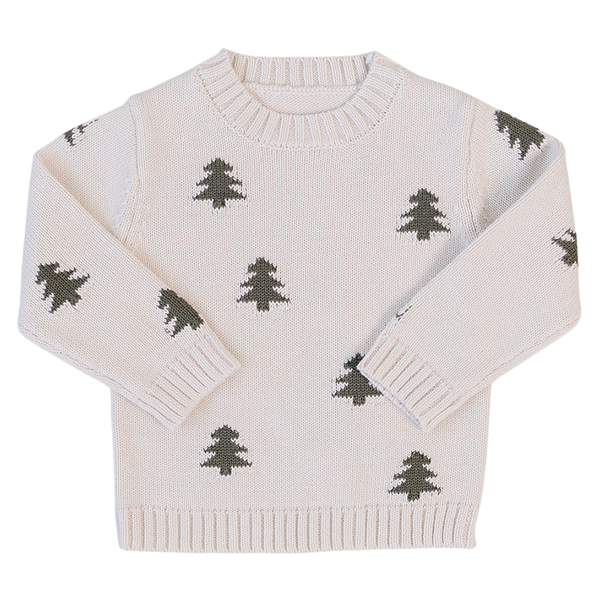 Pine Tree Knit Sweater