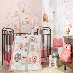 AFG Family Tree 5-Piece Bedding Set for babies, featuring soft fabrics and charming designs for a cozy nursery.