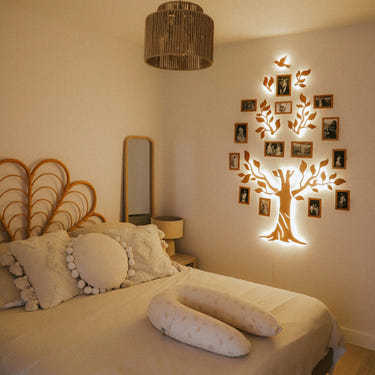 Wooden Led Family Tree - Nova (B2B)