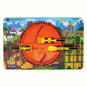 "Fan Bundle baby tableware set in vibrant colors, perfect for mealtime fun and development."