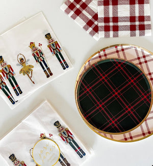 Farmhouse Christmas Dessert Paper Plate (8pcs)