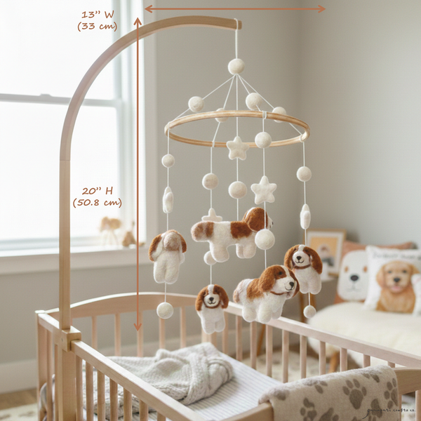 Felt Baby Mobile - Cavalier King Charles Cavalier