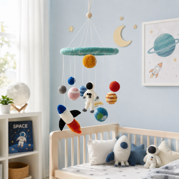 Felt Baby Mobile - Solar System