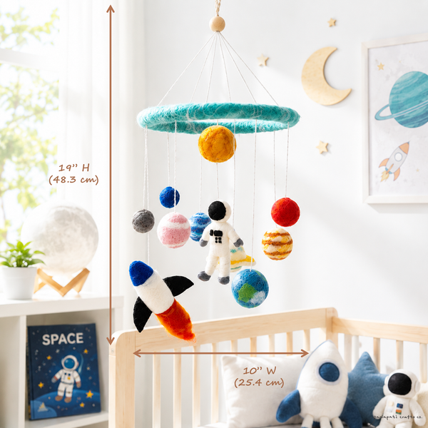 Felt Baby Mobile - Solar System