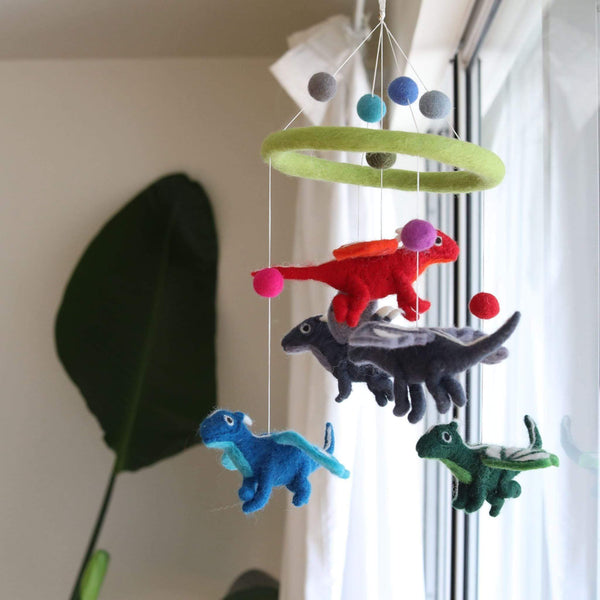Felt Dragon Baby Mobile
