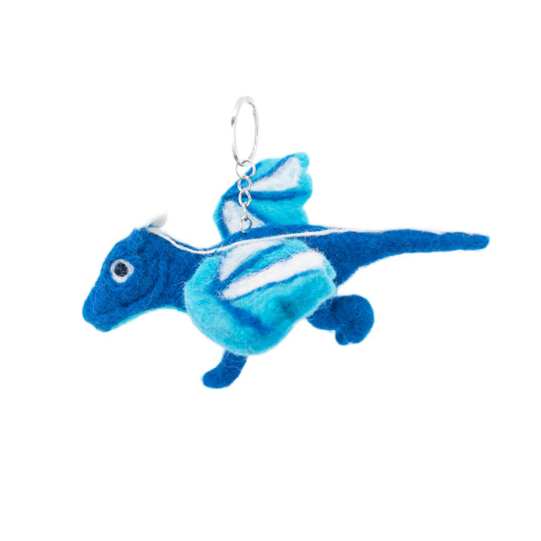 Felt Keychain - Flying Dragons