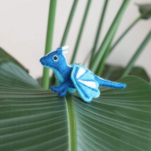 Felt Keychain - Flying Dragons