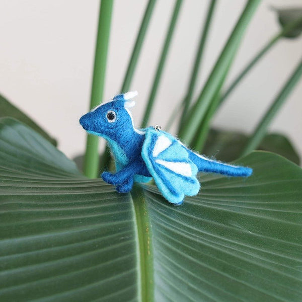 Felt Keychain - Flying Dragons