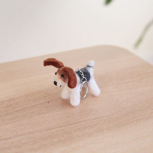 Felt Keychain - Jack Russell