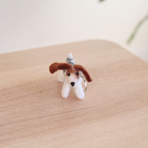 Felt Keychain - Jack Russell