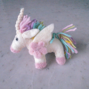 Felt Keychain - Pastel Unicorn