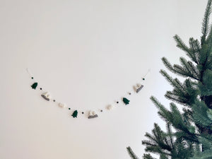 Felt Mountain & Cloud Garland