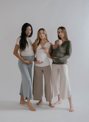 Flow Pant | Natural - Final Sale - MOOGCO Baby