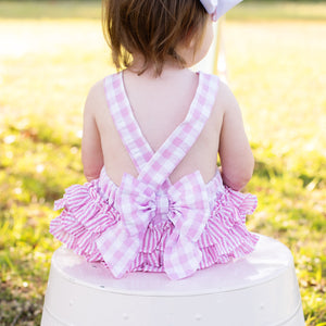 Pastel Pink First Birthday Bubble