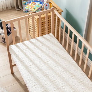 Junibed First Sleep Dual-Sided Crib Mattress, Firm Infant Side and Soft Toddler Side, Standard Full Size 52 x 28 x 5 Inch by Junibed