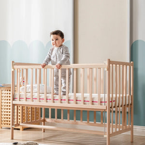 Junibed First Sleep Dual-Sided Crib Mattress, Firm Infant Side and Soft Toddler Side, Standard Full Size 52 x 28 x 5 Inch by Junibed