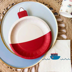 Fishing Bobber Dessert Paper Plate (12pcs)