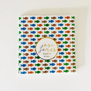 Fishing Large Disposable Paper Napkins (16pcs)